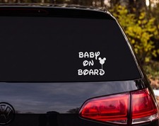 Baby On Board Balloon Vinyl Decal Sticker Car Window  Mom Gift