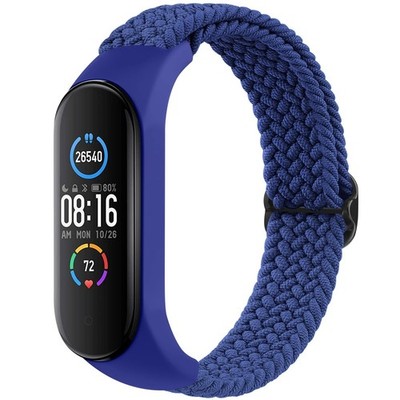 Braided Elastic Strap For Xiaomi Mi Band 7 6 5 4 3 Amazfit Band 5 Wristband UK