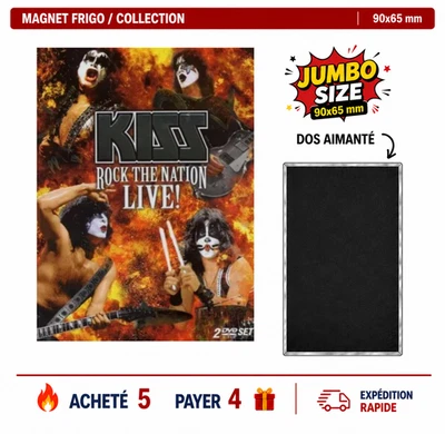 Magnet Frigo KISS V7 90x65 mm Grand Format Collection - Photo 1/4
