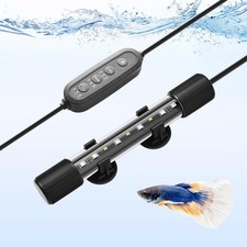 7in Submersible Aquarium LED Light, 24/7 Full Spectrum RGBW, IP68 Waterproof Fis