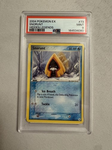 Snorunt graded PSA 9 for sale on eBay