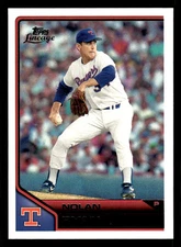 2011 TOPPS LINEAGE NOLAN RYAN TCS16 MINT TOPPS CLOTH STICKERS TEXAS RANGERS