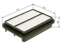 Bosch Luftfilter 1 987 429 123 FüR Toyota Daihatsu