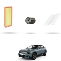Hoffcar Wartungsset - 3 Filter Kompatibel Mit Citroen C4 Iii 1.2 Puretech 74K