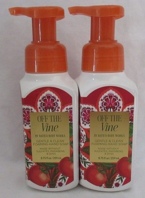 Bath & Body Works Gentle & Clean Foaming Hand Soap Lot Set of 2 OFF THE VINE
