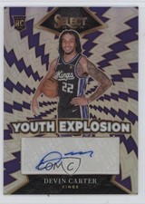 2024-25 Panini Select Youth Explosion Signatures Devin Carter #YE-DEV Auto 1j2e