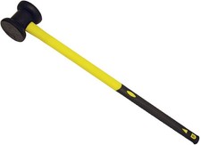 10lb Fencing Maul Fence Post Driving Hammer Fibreglass Shaft Rubber Grip 250345