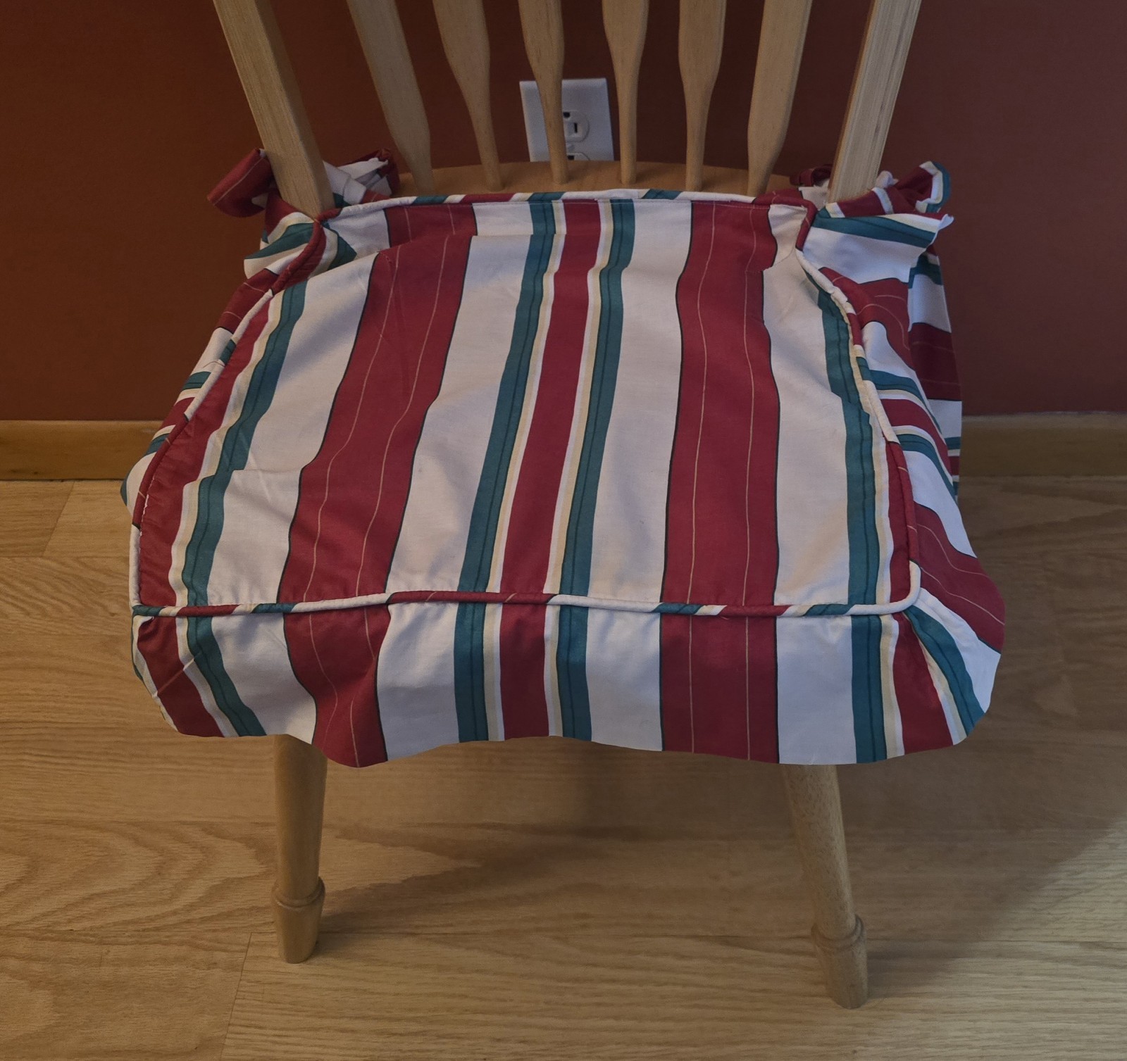 Seat Covers Striped Farmhouse Cottagecore W/ Ties