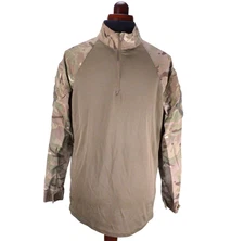British Army Combat Shirt UBACS 180/100 Large MTP Camo Green Beige Zip
