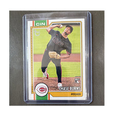 Topps 2026 Series 1 Chase Burns Rookie #312 Baseball Card /99 Vintage Variation