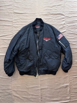 Snap-on Bomberjacke Vintage   Größe XL   Schwarz