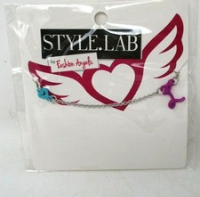 Style Lab Fashion Letter Necklace - L -