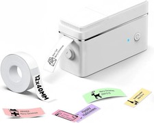Portable Thermal Label Printer P31B Mini Label Printer with Wireless Connect UK