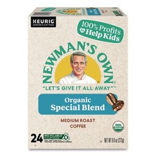 Newman's Own Organics 4050 Coffee K-Cups - Special Blend 24/Box New