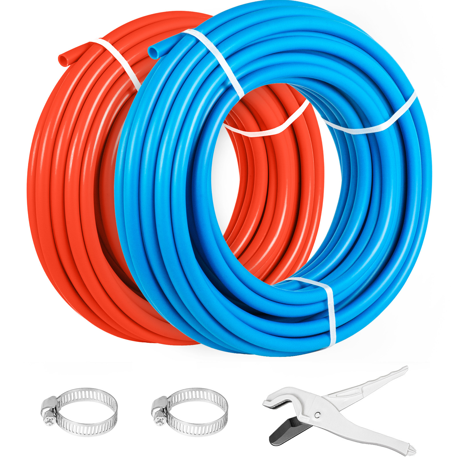 Uimoso 1/2 Inch PEX Tubing - 2 Rolls, 100 Feet Each for Plumbing Applications