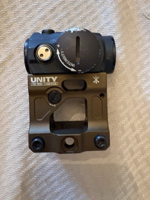 Aimpoint Micro T-1 4MOA Red Dot On Unity FAST Micro FDE Riser
