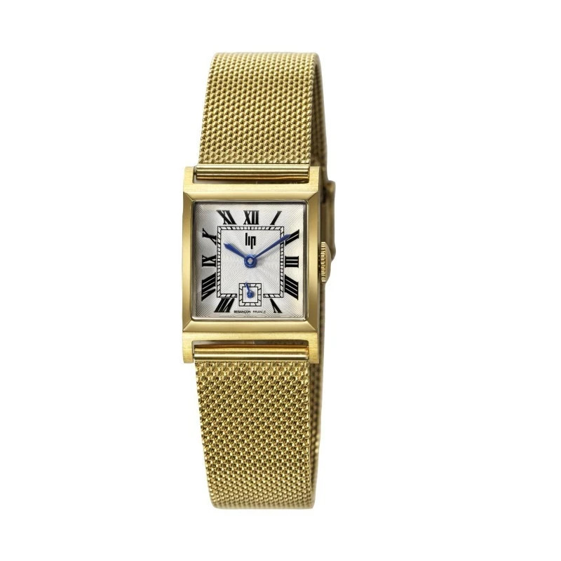Montre Lip Churchill C18 boîtier doré et chic parisien