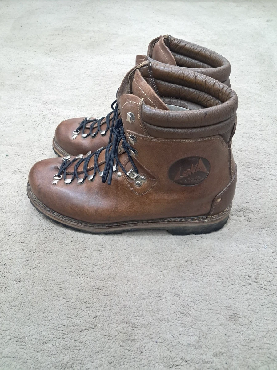 Bottes De Montagne Vintage Lowa – Taille 8 UK / 9 US – Cuir Marron