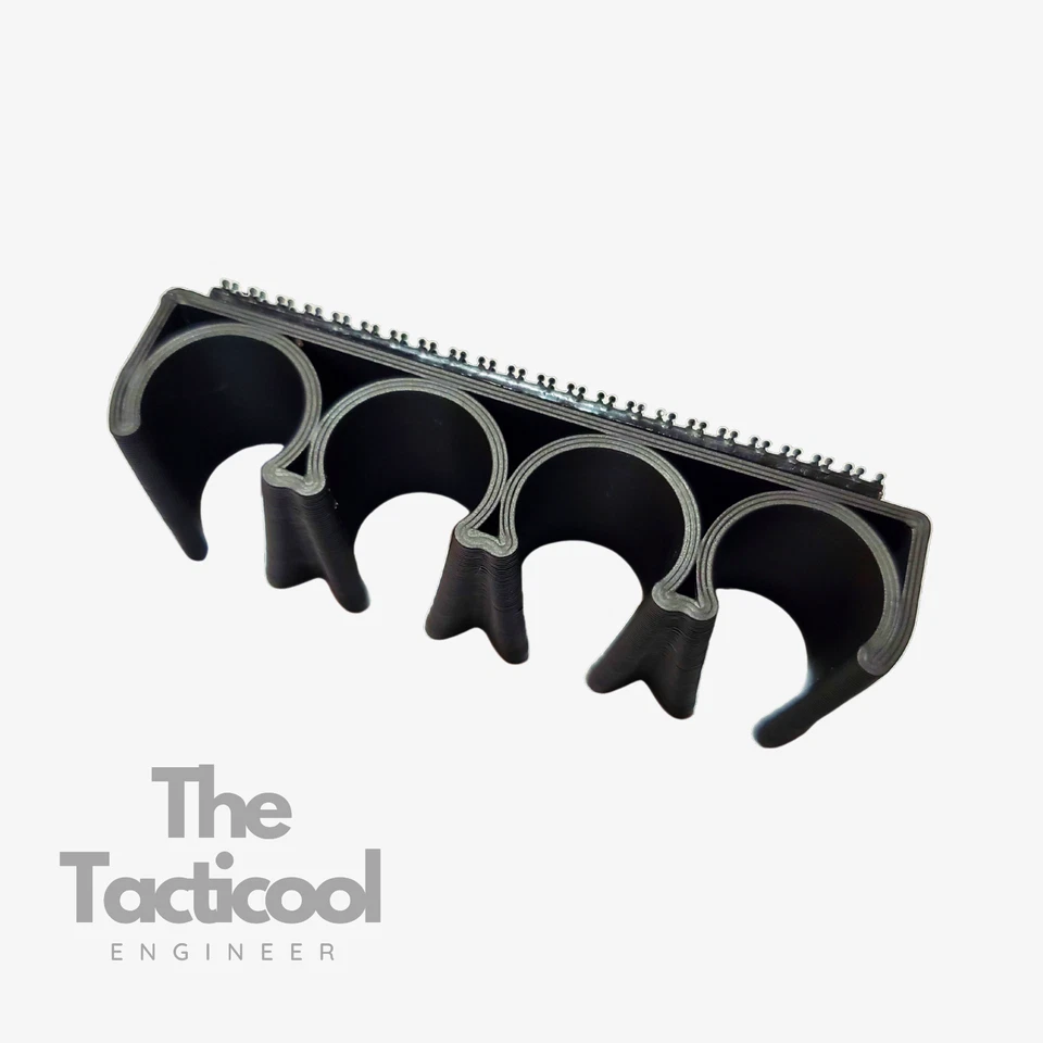 20 Gauge 4x Tactical Side Shell Holder for Benelli, Remington, Mossberg Shotguns - Image 3 of 4