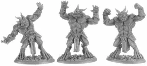 Juego en caja de demonios de sangre miniatura 25 mm escala heroica figura huesos segador negro min Foto 3 de 4