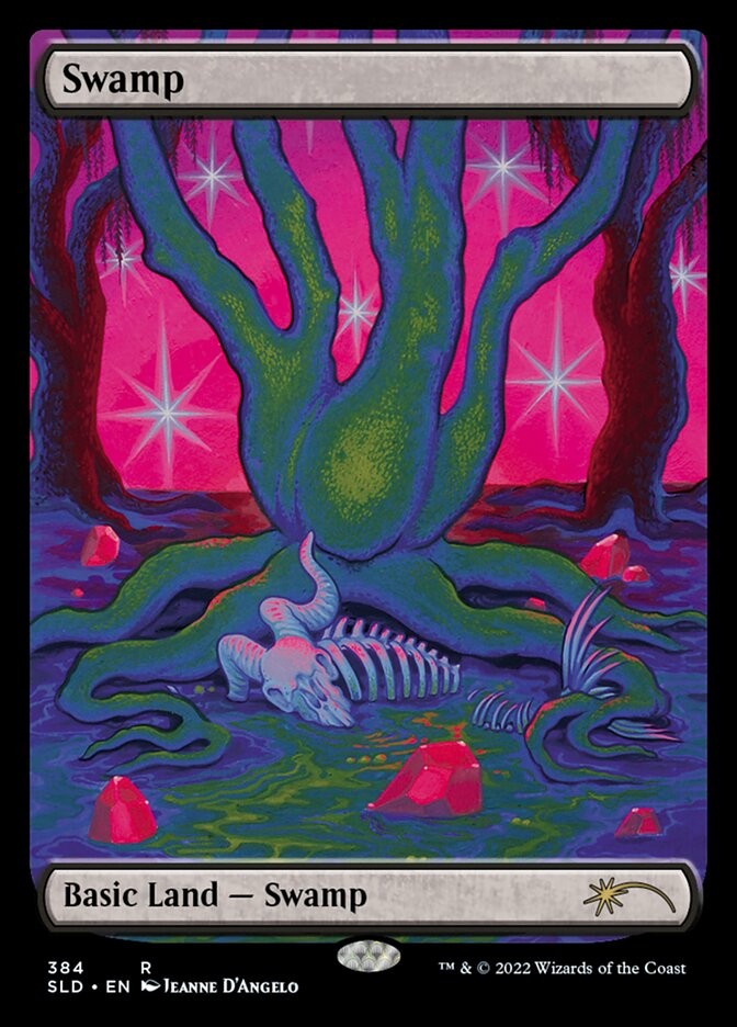 MTG Magic the Gathering Swamp (384/3283) Secret Lair Drop Series LP