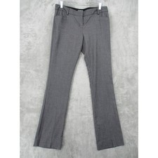 Express Pants Womens 6 Columnist Trouser Bootcut Office Career Pockets Black