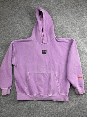 PE Nation Hoodie Womens Large Purple Pullover Fleece Kangaroo Pocket Logo Patch