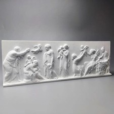 Handgefertigte antike griechische Relief-Skulptur, klassisches römisches...