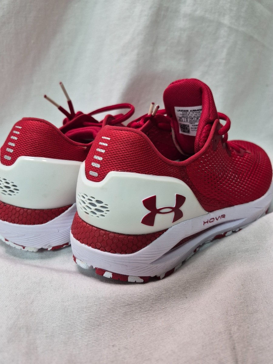 Under Armour HOVR Sonic 4 x University of Wisconsin Red White shoes men size 10 womens-under-armour-red-  main image 4