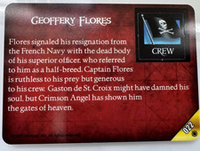 Pirates CSG Pocketmodel - CC - GEOFFERY FLORES (#022) | Rare Crew Wizkids