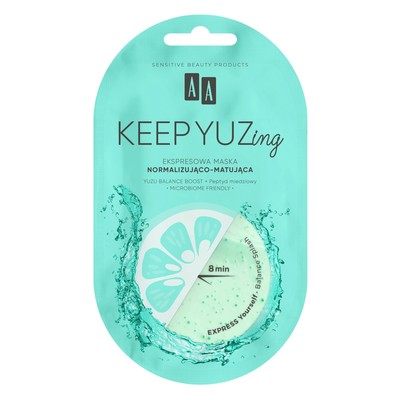 5900116099941 AA Keep Yuzing ekspresowa maska normalizująco-matująca 7ml (P1) 