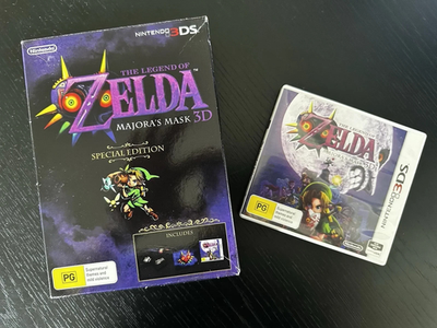 Zelda Majora's Mask 3D Special Edition Box Set Australia 3DS | eBay