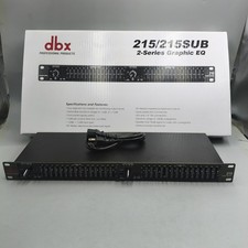 New DBX 215 For - Dual-Channel 15-Band Graphic Equalizer Like In Original Box