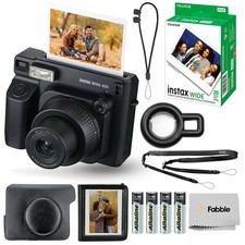 Fujifilm instax WIDE 400 Instant Camera Bundle with Film, Case, Photo Album