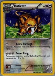 Raticate 105/149 Boundaries Crossed Uncommon
