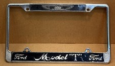 Rare Ford Model T Ford License Plate Frame The Universal Car