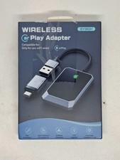 Carplay Wireless Adapter Converts Wired to Wireless BY960H - Black/Silver