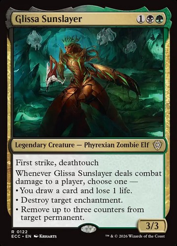 Glissa Sunslayer 122 NM Lorwyn Eclipsed Commander MTG