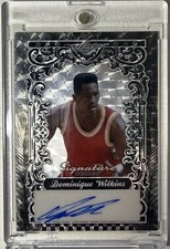 2025 Leaf Dominique Wilkins Signature Series Auto Black Vinyl 1/1