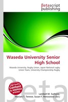 Waseda University Senior High School Lambert M. Surhone (U. A.) Taschenbuch 2026