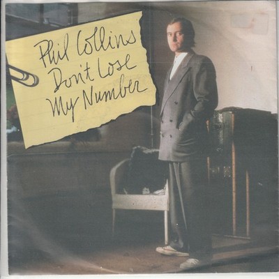 Phil Collins   Don´t lose my number   We said Hello Goodbye   dt.7  + Info-Sheet