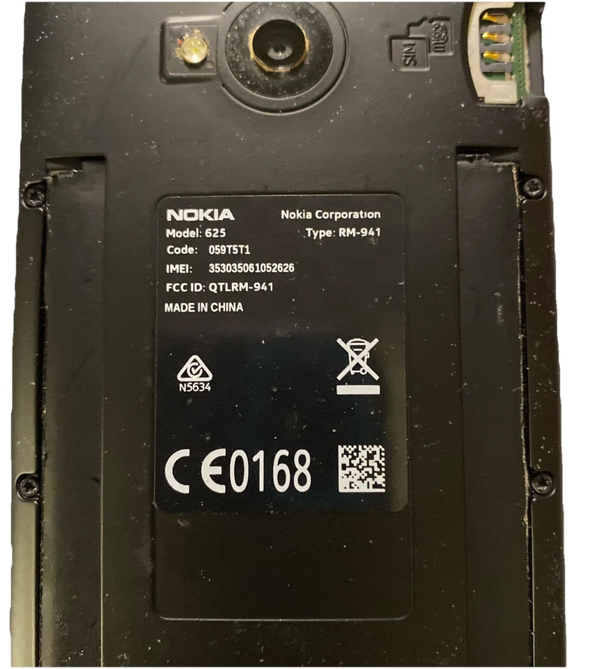 Smartphone Nokia Lumia 625 Negro Reino Unido Red O2, 8GB 4.7" 5MP Windows  Foto 4 de 4