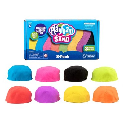 Educational Insights Playfoam Sand 8-Pack - Play Sand for Sensory Table, Squi...