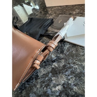 CELINE Authentic brown pouch glasses case wallet sunglasses case