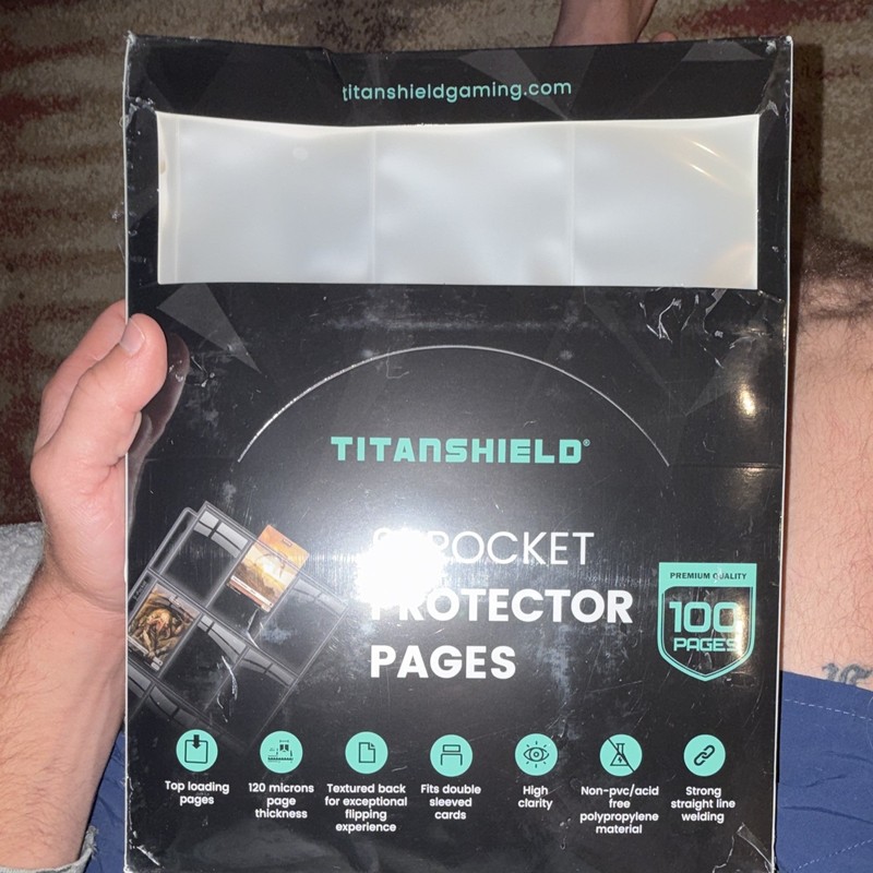 TitanShield 9-Pocket 100 Pages Top Loading Acid-Free Non-PVC Standard/Jpn