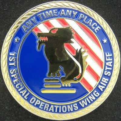 AFSOC 1st Special Operations Wing Air Staff Division Chief A4M Challenge Coin