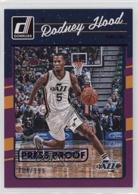 2016-17 Panini Donruss Press Proof Purple /199 Rodney Hood #53 z6b