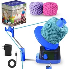 Electric Yarn Ball Winder with Adjustable Speed for Knitting and Crocheting