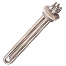 Elemento calefactor de agua de inmersión de 12 V CC 1 pulgada 600 W SUS304 calentador tubular tanque solar