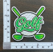 Golf Embroidered Iron On Patch